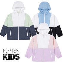 탑텐키즈 23년 S/S 4세부터 초등 고학년 남아 여아 공용 아동 메쉬안감 바람막이 점퍼