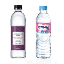 코카콜라+롯데칠성 휘오다이아몬드+아이시스8.0, 40개, 500ml