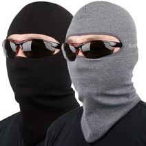 블랙베인 춘추 바라클라바 1+1 가을 겨울 봄 겸용 BALACLAVA 자전거 오토바이 복면마스크, 블랙+그레이