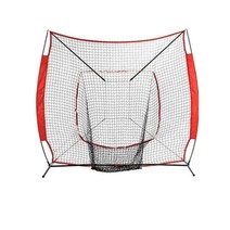 야구그물망 타격 연습 바구니 펜스 투수존학교 투구, 그리드 프레임+볼 컬렉터+히팅 베이스