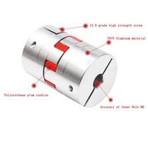 MDPS커플링 유연한 플렉시블 커플링 CNC 모터 조 샤프트 커플러 플렉시블 스파이더 플럼 커플 링 D20 L25, 06 4x10