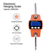 산업용 전자 크레인 호이스트 저울 300kg 100g lcd 지능형 하중 분리형 방수, tsc01769a
