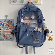 ins풍 대용량 카고 백팩 일본계 하라주쿠 중학생 가방 선물