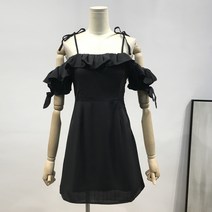 프릴드레스 원서 발리섬 온화한 스윗 바캉스 작은 키 끈나시 슬립 페플럼 원피스 2388173693