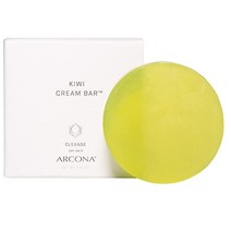 ARCONA Kiwi 크림 바 - 키위 알로에 추출물 및 코코넛으로 피부를 클렌징하고 수분을 공급합니다 바닐라 과일 오일로 진정 복원 보충 비누 프리 비건 크루얼티프리 3312