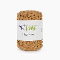 쎄비 필 트위스트 마크라메 단색 1볼 250g 250m 45색 면80% 가방뜨기좋은실, 32.달고나