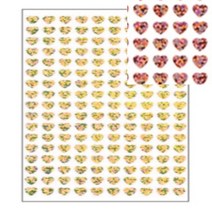 홀로그램 4매 금색 타원형스티커 네모스티커 동그란스티커 별스티커 카페스티커 포토스티커 다이어리꾸미기스