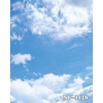 촬영배경지 배경지 하늘구름 사진촬영 배경천 촬영 택배 광고 스튜디오 하늘 PP종이, 오렌지NF-1128