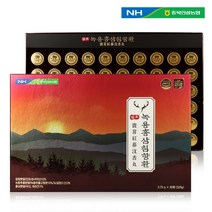 충북인삼농협 발효 녹용 홍삼 침향환 3.75g 60환