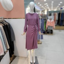 라운드넥 셔링 원피스 PN2WO801
