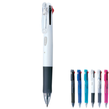 제브라 클립온 4색 0.7mm CLIP-ON 4C 바디 B4A3, CLO 4C 화이트(W) x 1개