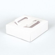 타르트파이박스화이트미니 1묶음25개 140x140xh45