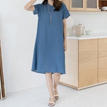 여름 여성 인견 블라우스 빅사이즈 원피스