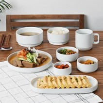 에라토 옳음 도자기 공기 대접 8종1택, 옳음 대접[갈색], 1개