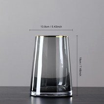 달 항아리 레고 꽃병 도자기 글래스 꽃다발 화병 수경 거실, 1419