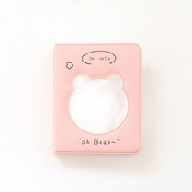 콜북 콜렉트 점보 1단 2단 포카 북 포켓 러브 하트 할로우 만화 어 돌 책 앨범, b1