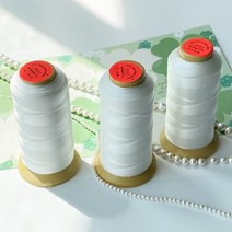 무탄력 진주실 3 size 나일론 끈 진주목걸이 만들기 DIY 재료, 0.2mm
