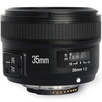 렌즈 마운트 마이크로 포서드 YONGNUO-YN35mm F2.0N YN50mm f1.8 자동 초점 광각 고정 프라임 캐논 EF 550D 니콘 F 카메라 D5500 D7300, [04] 50mm f1.8N Nikon F