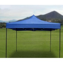 행사부스 간이차고 천막 캠핑 프레임 간이창고 휴게소, 1개, 레드 3x3