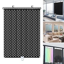 종이블라인드 무타공 못없는 창문형 롤러 흡입 컵 차양 커튼 자동차 지하실 침실