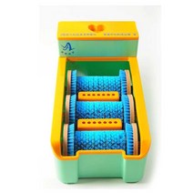 안전화 털이대 공사장 작업장 컨테이너 수세미 매트, 갈색