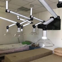 암후드 알루미늄 튜브 다관절 실험실 뜸 가스흡입, 고급 알루미늄 튜브 다관절 암