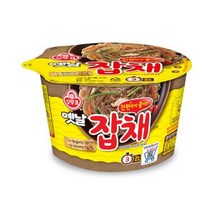 오뚜기 PC방 옛날잡채 용기 간편식 컵라면 76G, 3세트