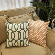 미코노까사 북유럽 쇼파 사각 니트 쿠션 세트 미용실 침대틈새쿠션 팔배게 침대사이쿠션, 옐로우