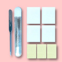 세척완료 톡투유 파운데이션 메이크업 스파츌라 화장 알콜스왑 스펀지퍼프 메이크업착붙, 스파츌라+사각하이드로(5p)