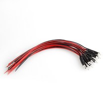 10pcs 3mm LED 다이오드 플래시 깜박임 DC 24V 라이트 방출 지표를위한 사전 깜박임, 6000K 차가운 흰색