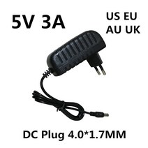 오렌지 파이 PC/플러스 DC 4.0mm EU 미국 AU 영국 전원 충전기 어댑터에 대 한 5V 3A 공급 장치 어댑터 PC 플러스 2, DC PLUG 4.0-1.7mm_미국 | 5V 3A