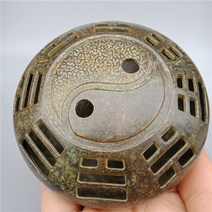 향꽂이도자기 예쁜그릇 인센스홀더 전자저울 제사상작은상 향로 청동 제사용 인센스콘홀더 봉 미니, 대호팔괘훈향로