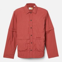 [국내 매장판] 팀버랜드 등산 캠핑 낚시 아웃도어 조끼 자켓 남성 DWR 2-in-1 오버셔츠_브릭 레드
