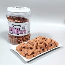 국내산 통간식 연어 1kg 12개 1박스 강아지 간식, 옵션:단품