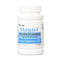 염화 마그네슘 64 mg 정제 60개 카운트3개 팩