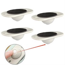 4Pcs 접착 캐스터 캐비닛 서랍 보관 상자 휴지통 용 도르래 롤러 작은 가구 하드웨어 휠 박스 하단 스탠드, 01 4pcs