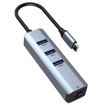 TYPE-C USB3.0 HUB 타입C 3포트 GIGA 랜허브 CH301L
