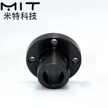 MQJMJX-긴팔 원형 플랜지 마운트 타입 샤프트 선형 모션 자동화 부품 지원, 09 DTHRT-20-28-32