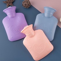 온수찜질기 환절기 pvc 겨울 물 주머니 온수 배 등 허리 보물 물 채우기 물 찜질팩, 1000ml 블루