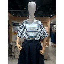 이랜드 [플라스틱아일랜드]플라스틱아일랜드 스트라이프 반팔 티셔츠 PN2CH301_신구로점