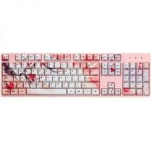 130키 키캡 PBT 벚꽃 염료 승화 rk61104108 키보드, 벚꽃 130키, 표준, 키캡만