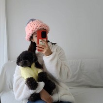 페시얌 강아지 집업 후리스 커플룩 8color, 아가옷, 옐로우