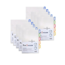 희망화일 5분류 인덱스홀더, 혼합 색상, 70개입