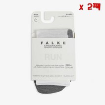 FALKE ERGONOMIC SPORT SYSTEM 팔케 에고노믹 스포츠 시스템 런 쿨 우븐 양말 화이트 믹스 39-40사이즈 2팩