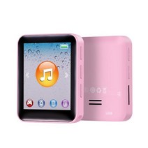MP3 HIFI TF 카드 책 읽기 사운드 녹음 소음 감소 빠른 충전 MP4 실내 야외 음악 플레이어 화이트 32G, Pink_16GB
