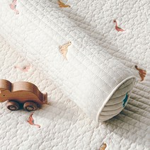 돗투돗X마롤로뜨 아기 바디필로우 100수 누빔 자수 죽부인 베개 롱쿠션 애착베개, 크앙디노