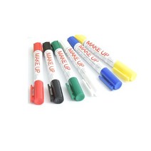 PlayColor Make up 페이스페인팅 펜타입 일반 낱색, 레드