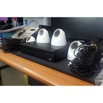 사무실CCTV 매장용감시카메라 HD녹화기와 HD돔적외선카메라4개세트(실내용)판매 합니다^^, 2개