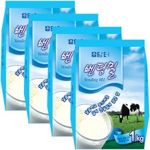 담터 자판기용 벤딩밀 1kg / 무료, 4개, 4개