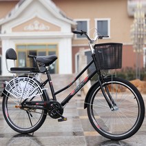 출퇴근 옛날자전거 예쁜 라이딩 클레식 커플 일본 고학년 클래식 출퇴근 자전거 성인여자 클래식로드, 베어링중축이중차륜검정배치, 20, 단속